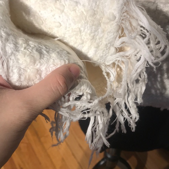 ALEXIS Intermix Wool Silk Tweed Textured minimalist Fartchet Vintage cottage raw - Picture 5 of 8